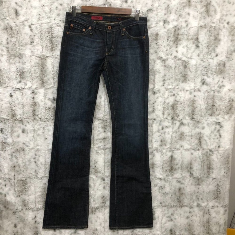 AG Adriano Goldschmied The Angel Bootcut Dark Wash Blue Jeans Womens Size 27R